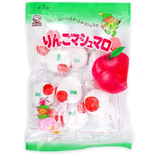 Tenkei Japanese Marshmallows in Apple, Strawberry, Chocolate