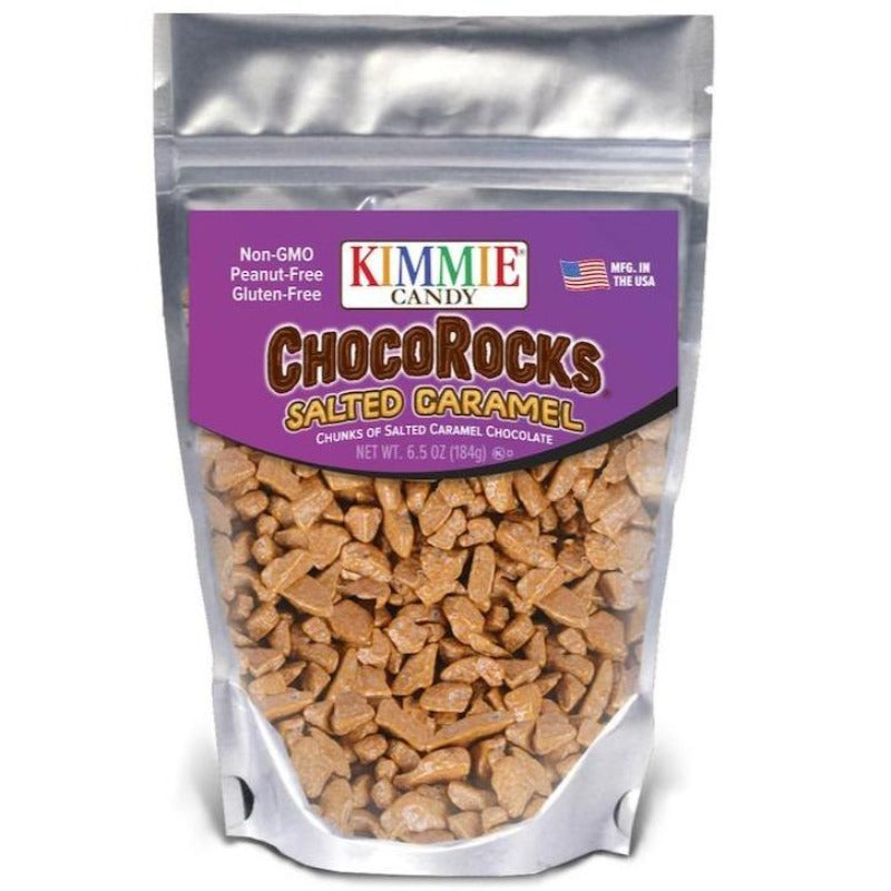 Kimmie Candy Salted Caramel Chocorocks 6.5 oz Bag