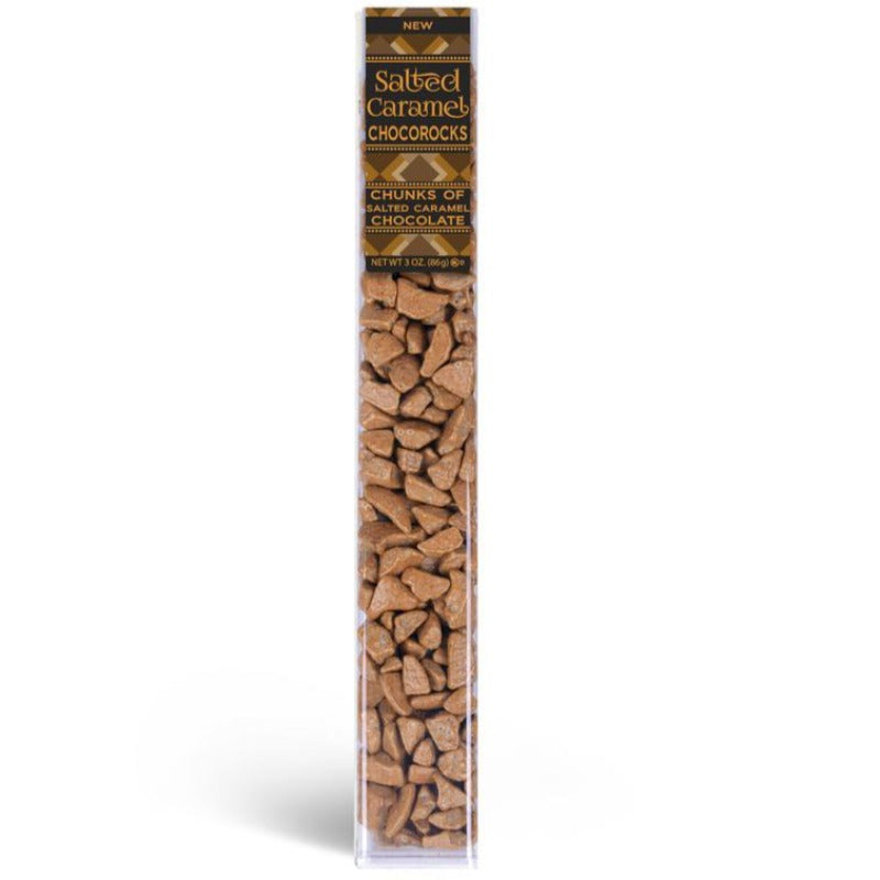 Kimmie Candy Salted Caramel Chocorocks 3 oz Tube Seasonal Kimmie Candy