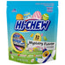 HI-CHEW candy package with colorful design and text on a white background