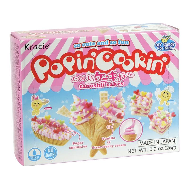 popin cookin tanoshii cakes packaging