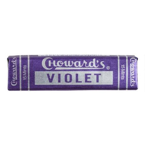 Chowards Violet Mints Packaging FRONT