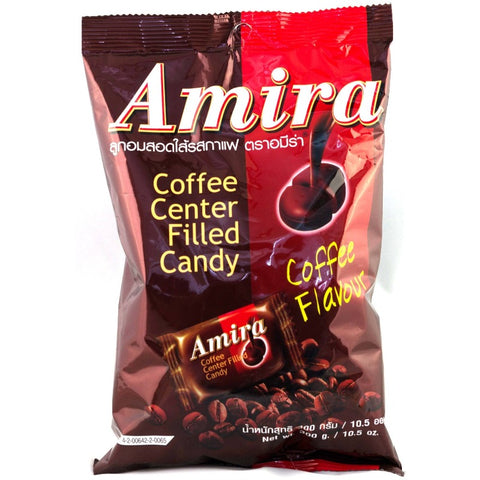 Amira Coffee Hard Candy Center Filled Packaging Front