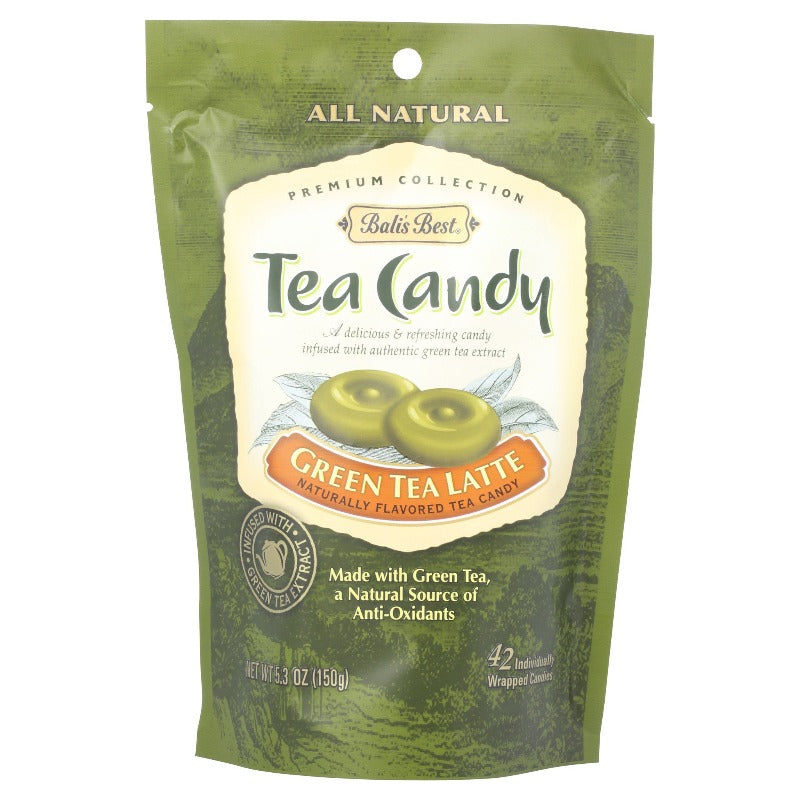 Bali's Best Green Tea Latte Hard Candy Packaging Front