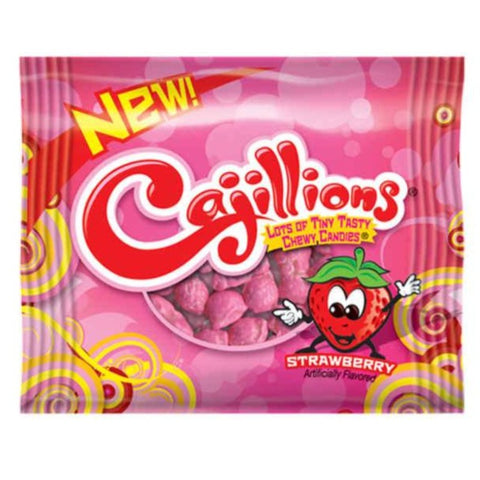 Cajillions Strawberry Front Packaging 0.28 oz