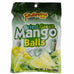 Philippine Dried Green Mango Balls Chewy Fruit Treats, 3.52 oz Front Packaging