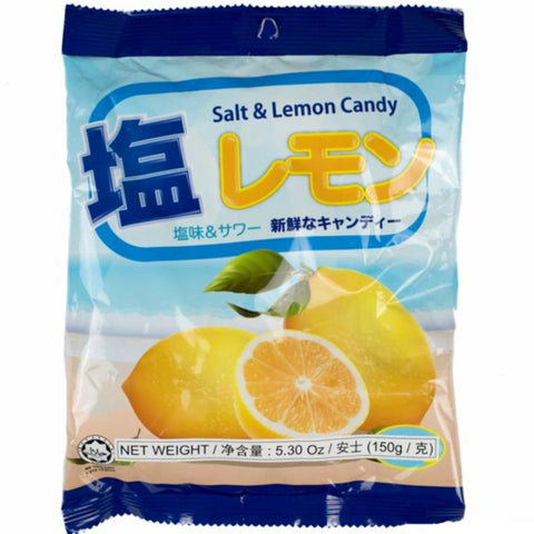 Wonderfood Salt and Lemon Hard Candy 5.30 oz Front Packaging