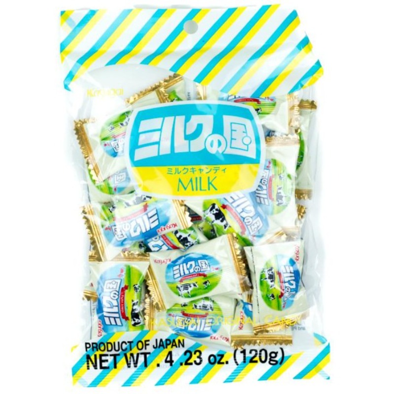 Kasugai Milk Land Miruku no Kuni Original Hard Candy Japan Hard Kasugai Front Packaging