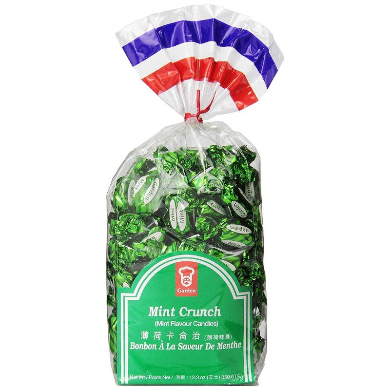 Garden Mint Crunch Hard Candy, 12.3 oz Front Packaging