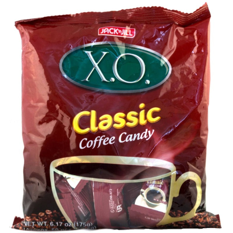 Jack n Jill X.O. Classic Hard Coffee Candy Front Packaging