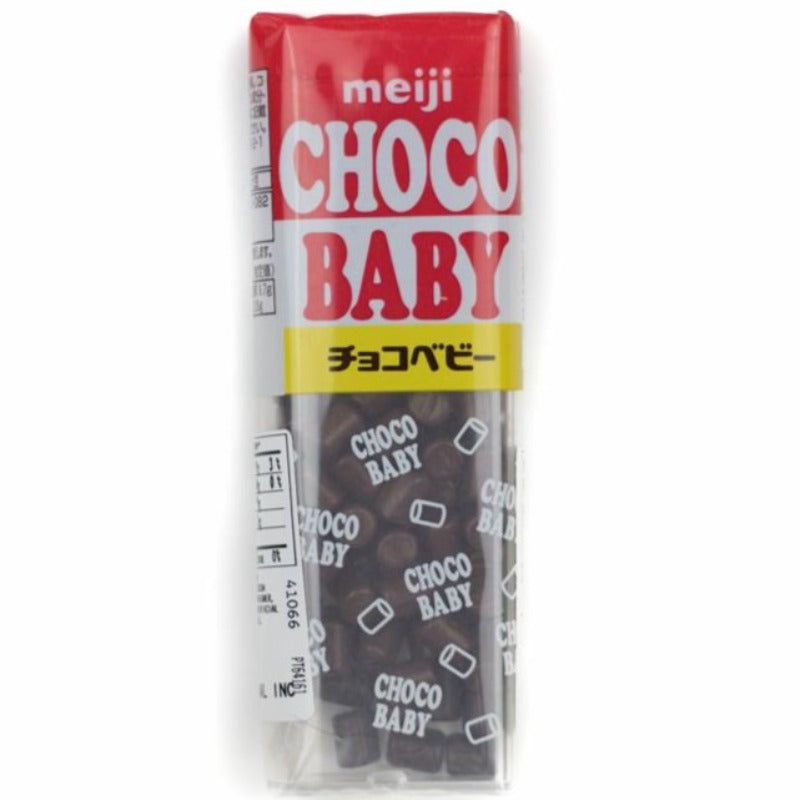 Meiji Japan Choco Baby Chocolate Hard Candy Hard Meiji 1.13 oz Front Packaging