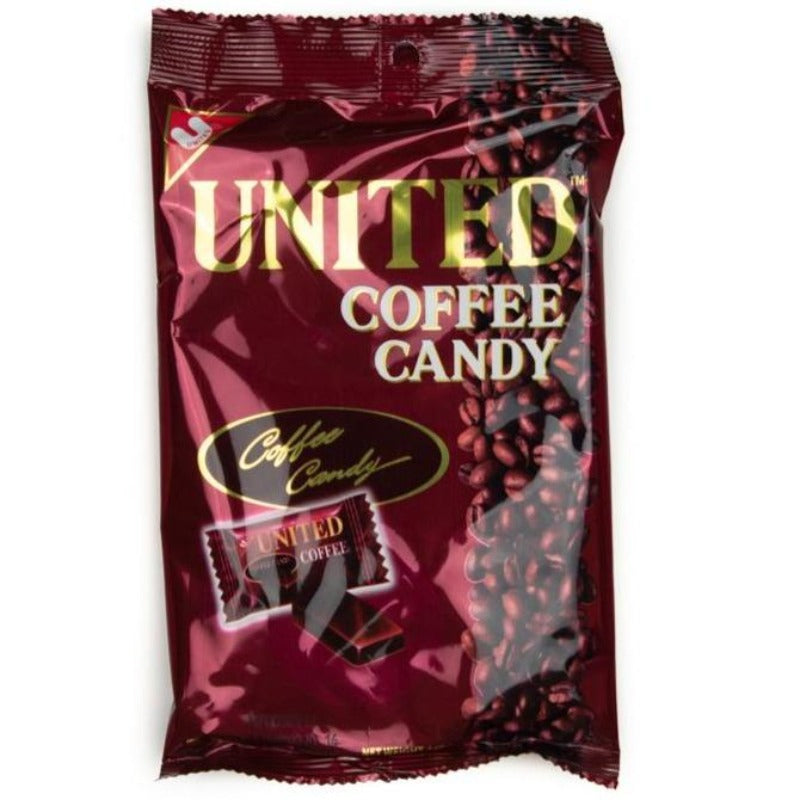United Coffee Hard Candy From Thailand Hard United 4.94 oz  Front Packaging