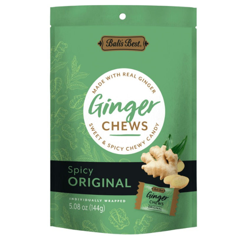 bali best ginger chews original front packaging