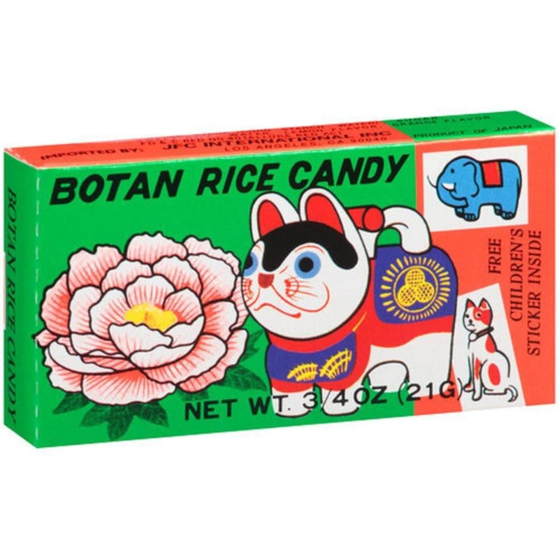 Botan Japanese Rice Chewy Candy Front Packaging