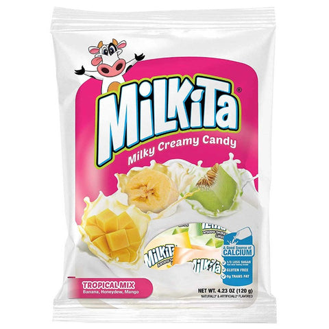 Milkita tropical mix mango honeydew melon banana Front Packaging