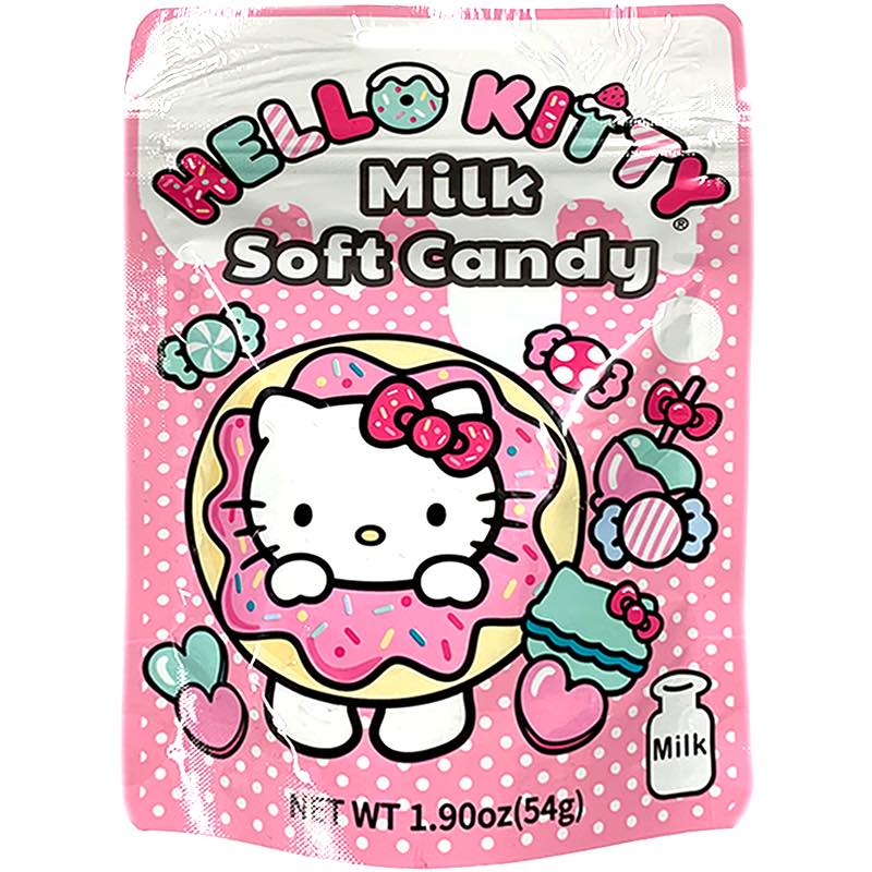 Hello Kitty Sanrio Chewy Milk Candy, 2 oz