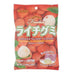 japanese kasugai frutia lychee gummy Front Packaging