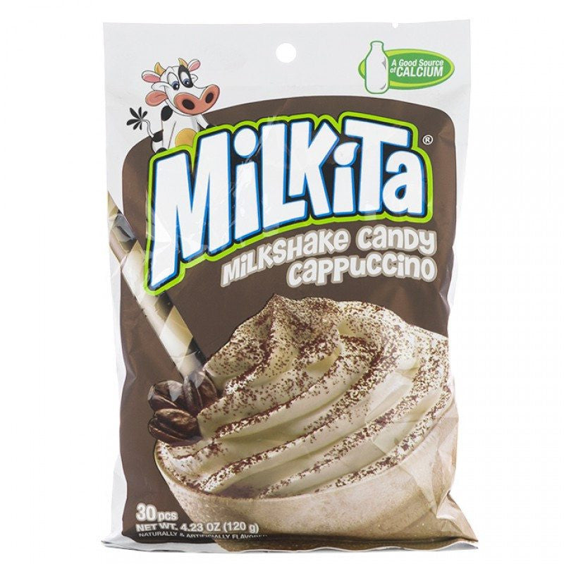 Milkita Cappuccino Unican Chewy Candy Front Packaging