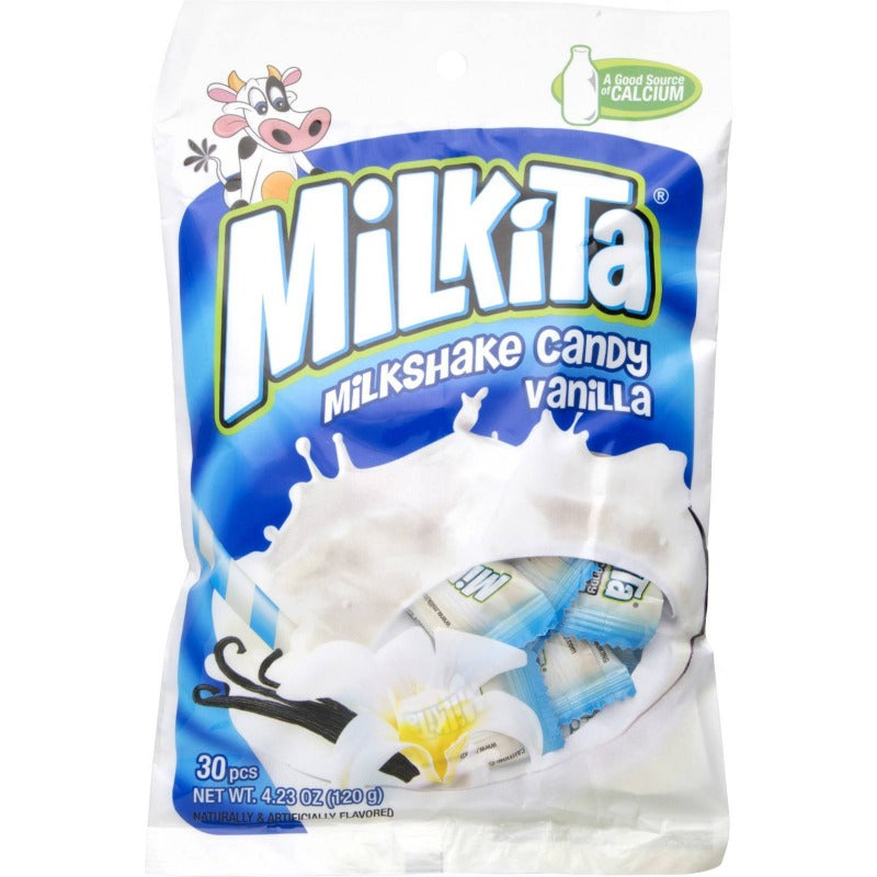Milkita Chewy Vanilla Milk Candy Indonesia Unican Front Packaging