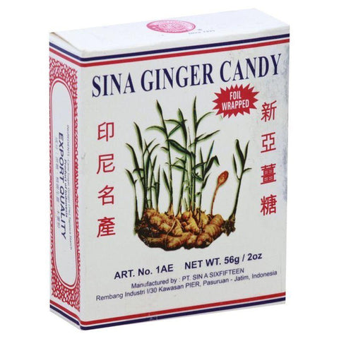 Sina Ting Ting Jahe Ginger  Original  Front Packaging