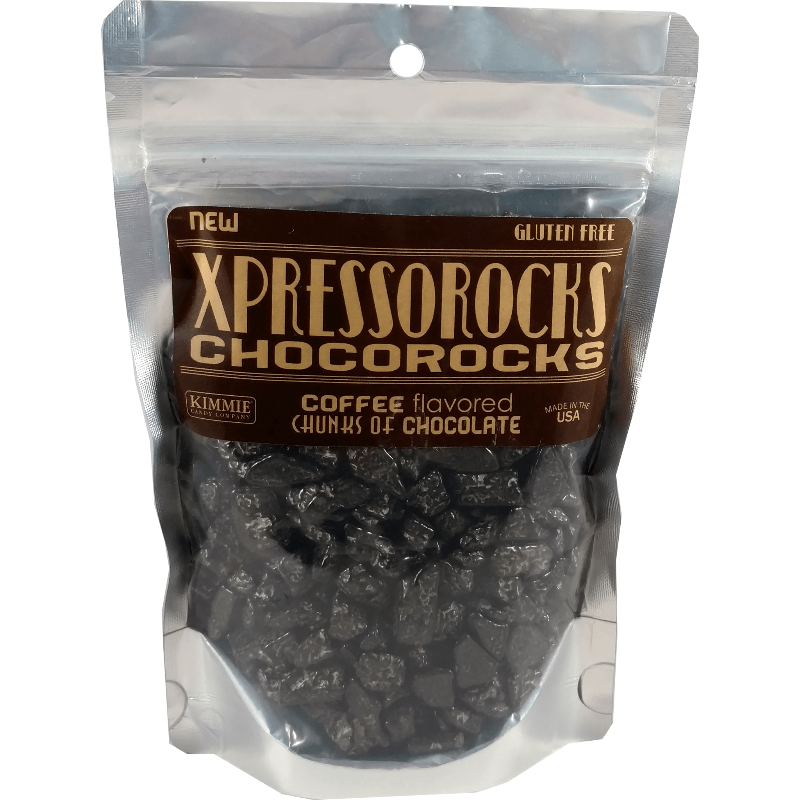 kimmie candy chocorocks xpresso coffee chocolate Front Packaging